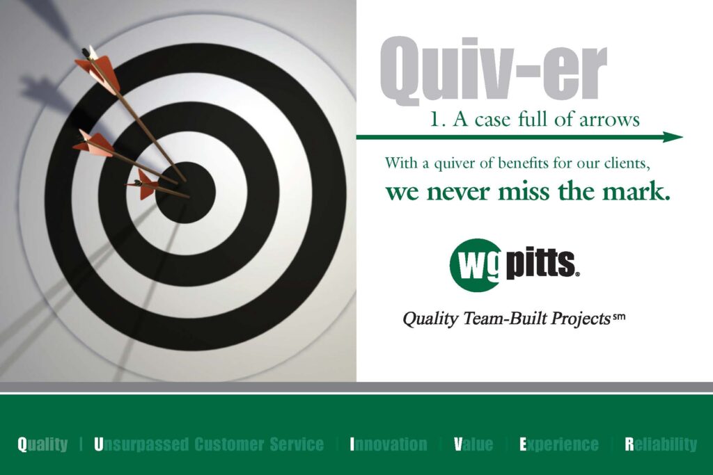 Benefits of doing Business with WGPITTS - QUIVER