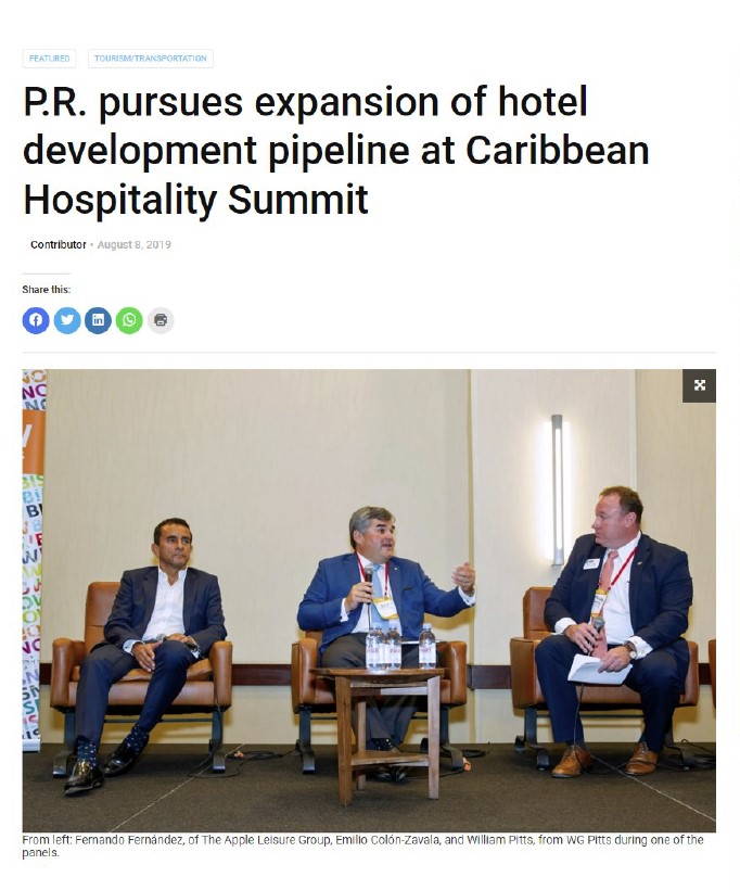 PR Explores expansion of hotel delvelopment